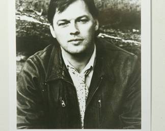 David Gilmour Promo Glossy, part of the huge collection of music promo posters