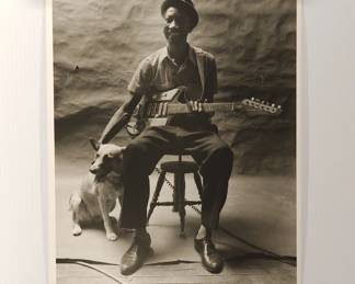 Collection of signed Peter Amft photographs of Chicago Blues musicians: Peter Amft photographed album covers for Alligator Records and was the art director for the Alley!