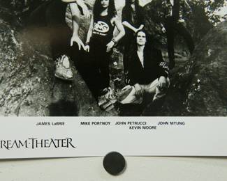 Another detail of Dream Theater Promo Glossy, part of the huge collection of music promo posters