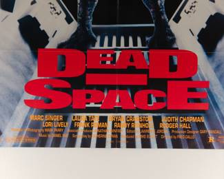 Detail of Dead Space, vintage B-Movie poster