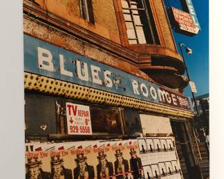 Blues Room, Signed Peter Amft c-print photograph, printed 1996