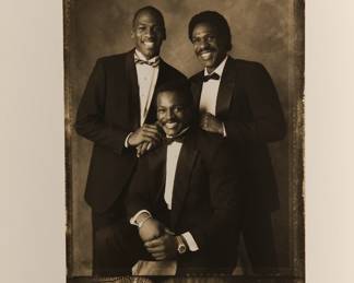 "Michael, Walter, and Andre", Marc Hauser Photography, 30 Photographs Box Collection, 1993, limited edition 23/100, each silver gelatin black + white photograph is embossed