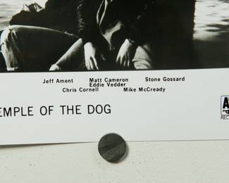 Detail of Temple of the Dog Promo Glossy, part of the huge collection of music promo posters