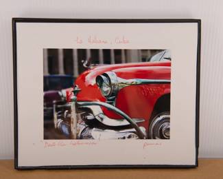 "Deste los habaneros" signed and framed C-Print photographs from La Habana, Cuba series