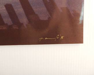 Signature detail of Billy Boy Arnold, Chicago 1992, Signed Peter Amft c-print photograph, printed in 1996