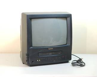 Symphonic mini TV set with built-in VHS player