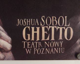 Detail of Ghetto designed by Walkuski Wieslaw, Polish theater poster