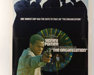 The Organization, vintage B-Movie stamped and numbered poster 71/342