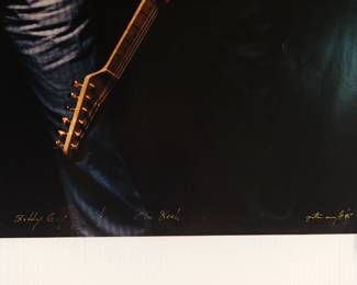 Detail of Buddy Guy and Otis Rush, Signed Peter Amft c-print photograph