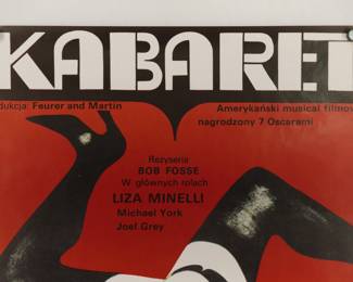 Detail of Kabaret Polish poster