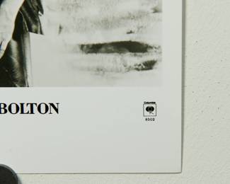 Detail of Michael Bolton Promo Glossy, part of the huge collection of music promo posters