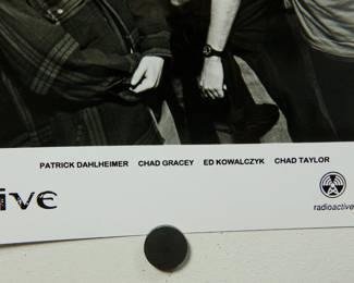Detail of Live Promo Glossy, part of the huge collection of music promo posters