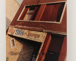 My Sin Lounge, Signed Peter Amft c-print photograph, printed in 1996