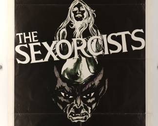Sexorcists, vintage B-Movie stamped and numbered poster 74/80