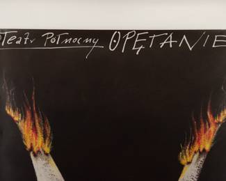 Detail of Obsession, Polish poster