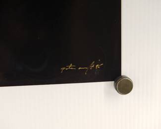 Signature detail of Buddy Guy and Otis Rush, Signed Peter Amft c-print photograph