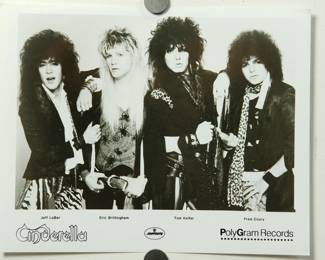 Cinderella Promo Glossy, part of the huge collection of music promo posters