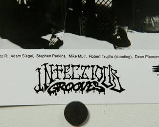 Detail of Infectious Grooves Promo Glossy, part of the huge collection of music promo posters