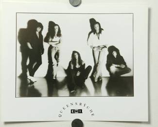 A second Queensrÿche Promo Glossy, part of the huge collection of music promo posters