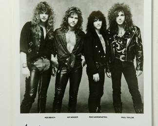 Winger Promo Glossy, part of the huge collection of music promo posters