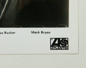 Detail of Hootie & The Blowfish Promo Glossy, part of the huge collection of music promo posters