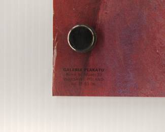 Printers details of Death of the Kidmaker, Polish poster