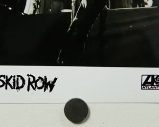 Detail of the second Skid Row Promo Glossy, part of the huge collection of music promo posters