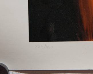 Edition detail of Glenn Barr "Avenjah & Destroyah" signed and limited edition prints, 425/450