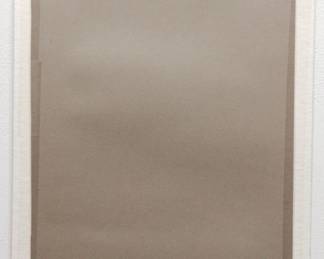 Back detail of original Robert Amft print of Leonardo Da Vinci's Mona Lisa wearing spectacles, c. 1976