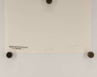 Back of Doctor John, NYC, 1990 #3, signed Peter Amft black + white silver gelatin photograph, Peter Amft Photography Chicago, Numbered edition 1/100