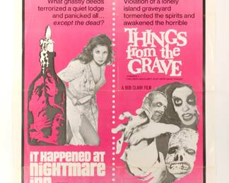 The Deadly Double, vintage B-Movie stamped and numbered poster 74/378