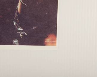 Detail of Mick Jagger, signed Peter Amft c-print photograph, Peter Amft Photography Chicago, Numbered edition 1/1