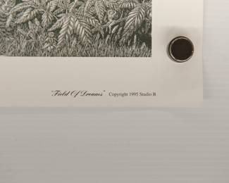Detail of "Field of Dreams" poster, copyright 1995 Studio B