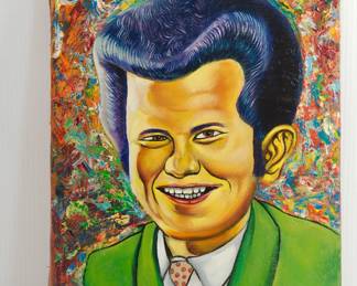 Original art/painting, signed U Art, 8 '03 at the bottom right