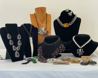 A unique collection of Alt, Goth, Punk, Grunge jewelry including lots of sterling silver