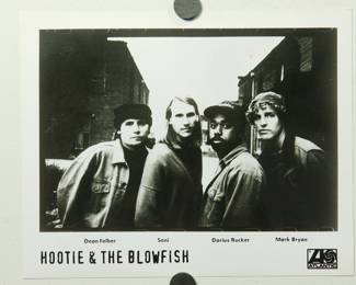 Hootie & The Blowfish Promo Glossy, part of the huge collection of music promo posters