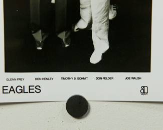 Detail of Eagles Promo Glossy, part of the huge collection of music promo posters