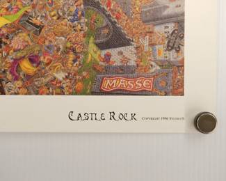 Detail of "Castle Rock" poster, copyright 1995 Studio B