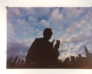 Billy Boy Arnold 1993, Signed Peter Amft c-print photograph