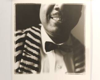 J.B. Lenoir #2, 1964, signed Peter Amft black + white silver gelatin photograph, Peter Amft Photography Chicago, Numbered edition 1/100