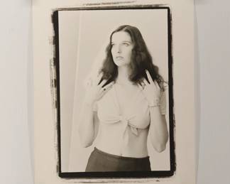 MKS signed Peter Amft black + white silver gelatin photograph, Peter Amft Photography Chicago, Numbered edition 1/100