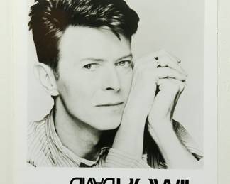 David Bowie Promo Glossy, part of the huge collection of music promo posters