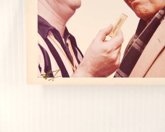 Edition detail of Juicy Fruit advertisement, signed Peter Amft c-print photograph, Peter Amft Photography Chicago, Numbered edition #1