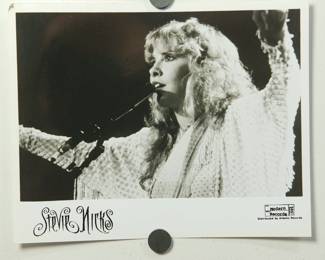 Stevie Nicks Promo Glossy, part of the huge collection of music promo posters