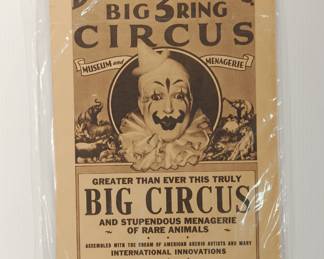 1937 Downie Bros Big 3 Ring Circus courier