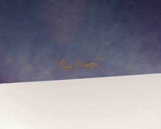 Title detail of Buddy Guy and Junior Wells, 1991, "Alone and Acoustic" Signed Peter Amft c-print photograph, printed in 1998