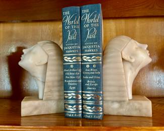 Marble book ends