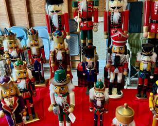 Large selection of nutcrackers