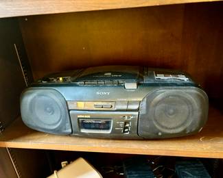 Sony Boombox  portable Tape Cassette CD player