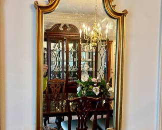 Pair of graceful framed mirrors